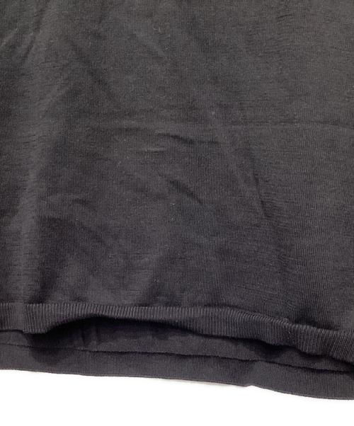 ATON（エイトン）ATON (エイトン) クルーネックニット ブラック サイズ:2の古着・服飾アイテム