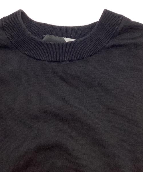 ATON（エイトン）ATON (エイトン) クルーネックニット ブラック サイズ:2の古着・服飾アイテム