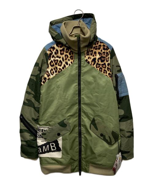 BURTON（バートン）BURTON (バートン) l.a.m.b. (ラム) スキーウェア(ジャケット) カーキ サイズ:Sの古着・服飾アイテム