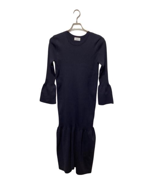 emmi（エミ）emmi (エミ) ニットワンピース ネイビー サイズ:Freeの古着・服飾アイテム