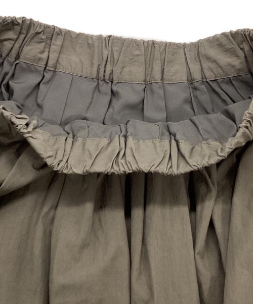 JOURNAL STANDARD relume（ジャーナルスタンダード レリューム）JOURNAL STANDARD relume (ジャーナルスタンダード レリューム) ウォッシャブルバルーンイージースカート カーキ サイズ:Freeの古着・服飾アイテム