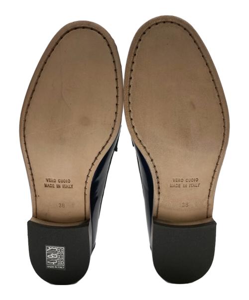 CORSO ROMA 9（コルソローマノーヴェ）CORSO ROMA 9 (コルソローマノーヴェ) コインローファー ネイビー サイズ:38の古着・服飾アイテム