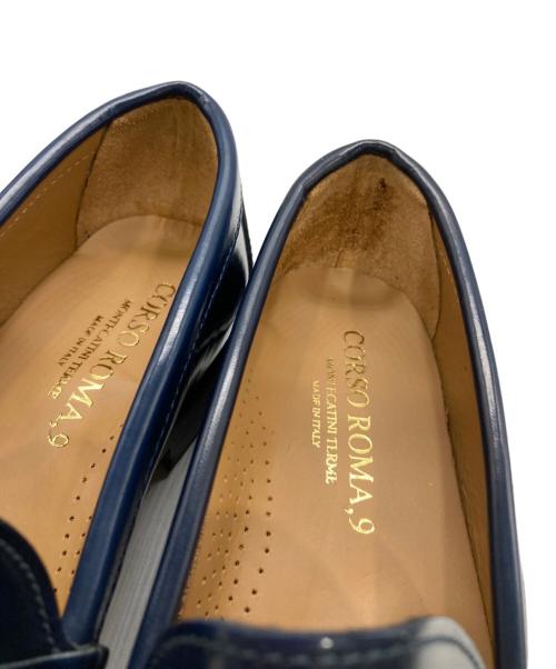 CORSO ROMA 9（コルソローマノーヴェ）CORSO ROMA 9 (コルソローマノーヴェ) コインローファー ネイビー サイズ:38の古着・服飾アイテム