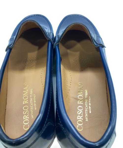 CORSO ROMA 9（コルソローマノーヴェ）CORSO ROMA 9 (コルソローマノーヴェ) コインローファー ネイビー サイズ:38の古着・服飾アイテム