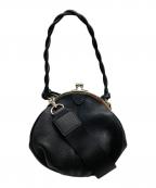 Y'sワイズ）の古着「ガマ口2WAYショルダーバッグ」｜ブラック