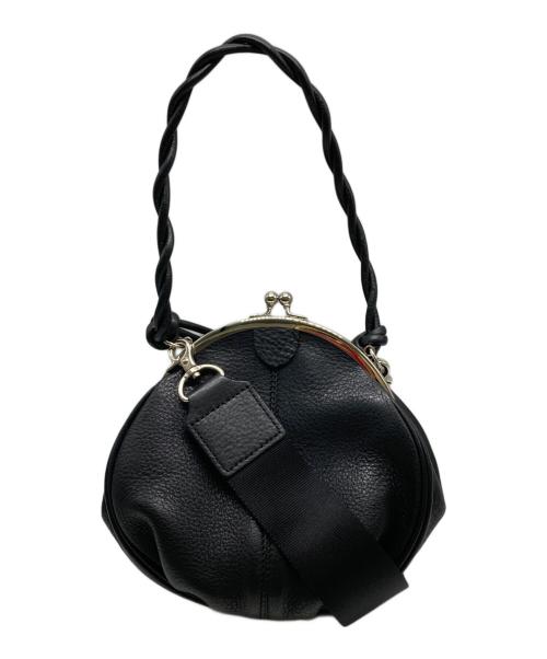 Y's（ワイズ）Y's (ワイズ) ガマ口2WAYショルダーバッグ ブラックの古着・服飾アイテム