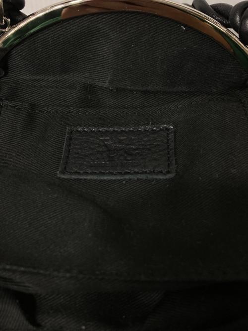 Y's（ワイズ）Y's (ワイズ) ガマ口2WAYショルダーバッグ ブラックの古着・服飾アイテム