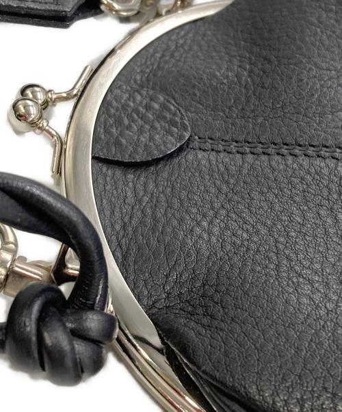 Y's（ワイズ）Y's (ワイズ) ガマ口2WAYショルダーバッグ ブラックの古着・服飾アイテム