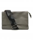 ear PAPILLONNERイアパピヨネ）の古着「柄ワイドテープショルダーバッグ」｜グレー