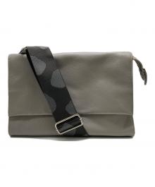 ear PAPILLONNER（イアパピヨネ）の古着「柄ワイドテープショルダーバッグ」｜グレー