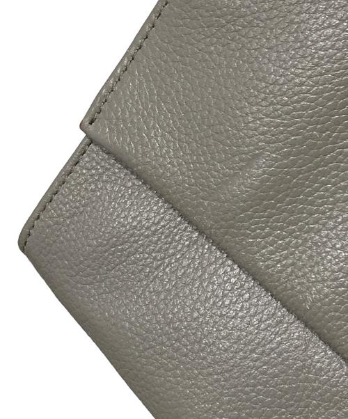 ear PAPILLONNER（イアパピヨネ）ear PAPILLONNER (イアパピヨネ) 柄ワイドテープショルダーバッグ グレーの古着・服飾アイテム