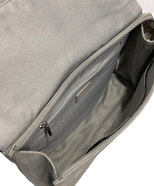 ear PAPILLONNER（イアパピヨネ）ear PAPILLONNER (イアパピヨネ) 柄ワイドテープショルダーバッグ グレーの古着・服飾アイテム