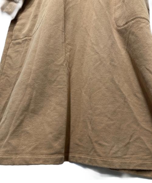 PINK HOUSE（ピンクハウス）PINK HOUSE (ピンクハウス) ロゴワッペンスウェットワンピース ブラウン サイズ:記載なし/採寸参照の古着・服飾アイテム