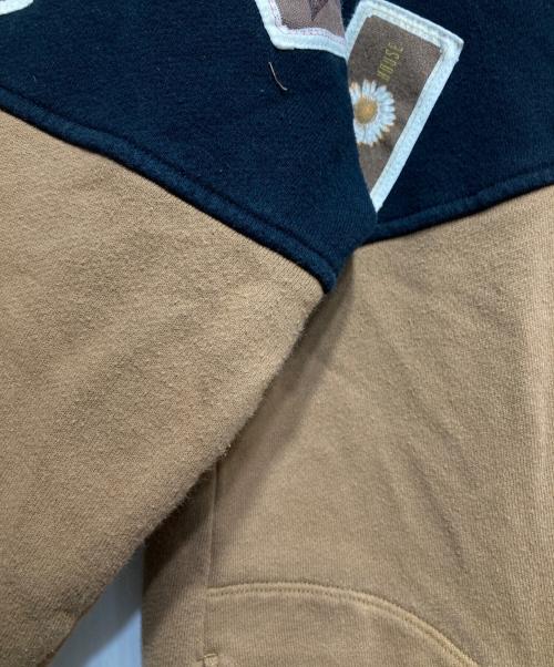 PINK HOUSE（ピンクハウス）PINK HOUSE (ピンクハウス) ロゴワッペンスウェットワンピース ブラウン サイズ:記載なし/採寸参照の古着・服飾アイテム