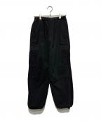 EKALエカル）の古着「パラシュートイージーパンツ」｜ブラック