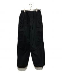 EKAL（エカル）の古着「パラシュートイージーパンツ」｜ブラック