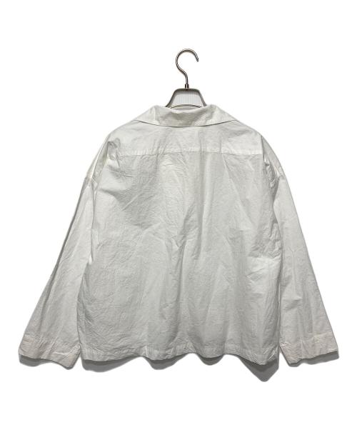 KAGURE（カグレ）KAGURE (カグレ) スキッパーシャツ ホワイト サイズ:Freeの古着・服飾アイテム