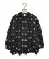 kagure（カグレ）の古着「クロスステッチスモックブラウス」｜ブラック