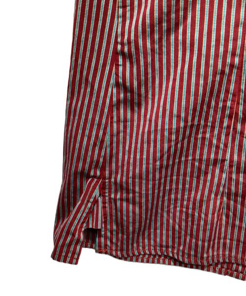 Vivienne Westwood RED LABEL（ヴィヴィアンウエストウッドレッドレーベル）Vivienne Westwood RED LABEL (ヴィヴィアンウエストウッドレッドレーベル) ストライプ変形シャツ レッド サイズ:1の古着・服飾アイテム