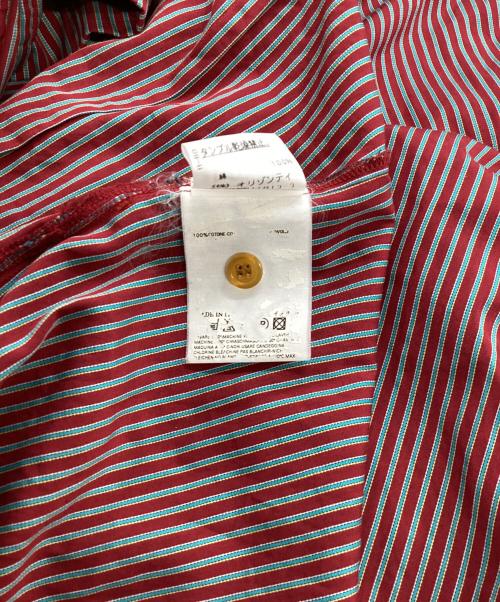 Vivienne Westwood RED LABEL（ヴィヴィアンウエストウッドレッドレーベル）Vivienne Westwood RED LABEL (ヴィヴィアンウエストウッドレッドレーベル) ストライプ変形シャツ レッド サイズ:1の古着・服飾アイテム