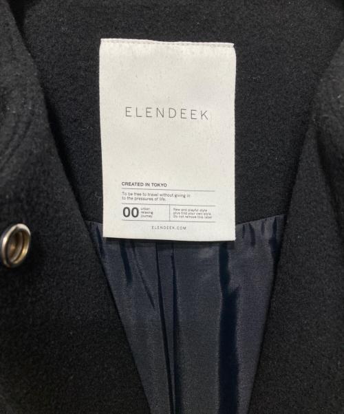 ELENDEEK（エレンディーク）ELENDEEK (エレンディーク) ROUND NECK COCOON CT ブラック サイズ:02の古着・服飾アイテム