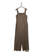 ebureエブール）の古着「フォルテツイルオールインワン」｜ブラウン