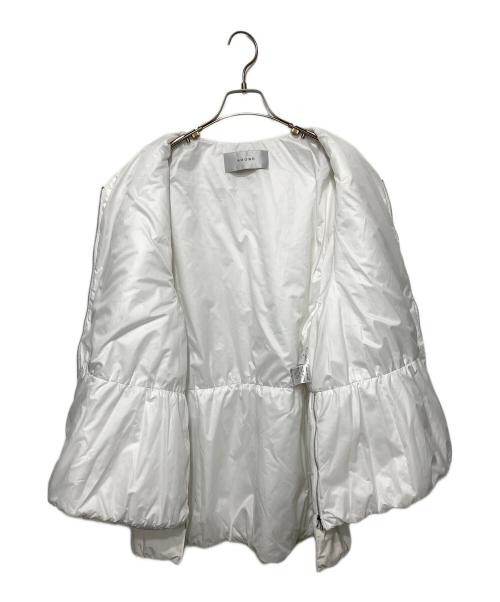 ADORE（アドーア）ADORE (アドーア) ライトパディングジャケット ホワイト サイズ:38の古着・服飾アイテム