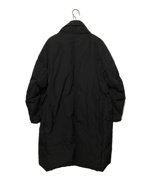 nagonstans（ナゴンスタンス）nagonstans (ナゴンスタンス) メモリータフタスリットダウンコート ブラック サイズ:38の古着・服飾アイテム
