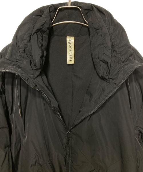 nagonstans（ナゴンスタンス）nagonstans (ナゴンスタンス) メモリータフタスリットダウンコート ブラック サイズ:38の古着・服飾アイテム