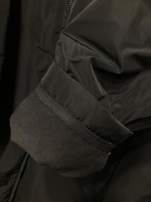 nagonstans（ナゴンスタンス）nagonstans (ナゴンスタンス) メモリータフタスリットダウンコート ブラック サイズ:38の古着・服飾アイテム