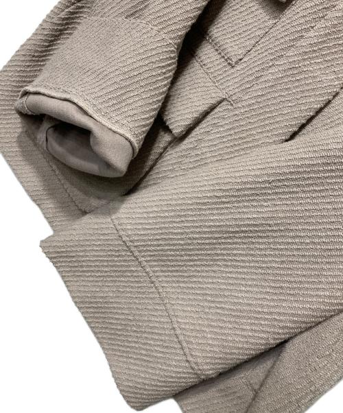 Gabardine K.T（ギャバシンケーティー）Gabardine K.T (ギャバシンケーティー) ツイードジャージー ブルゾン ブラウン サイズ:9の古着・服飾アイテム