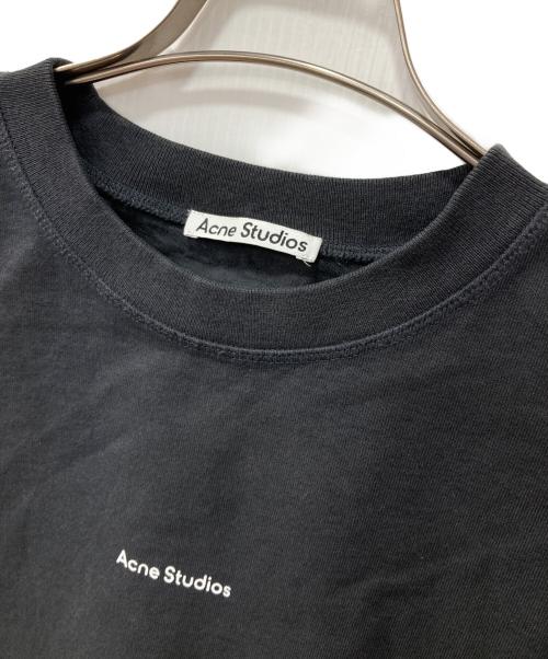 Acne studios（アクネ ストゥディオズ）ACNE STUDIOS (アクネ ストゥディオズ) ロゴTシャツ ブラック サイズ:XXSの古着・服飾アイテム