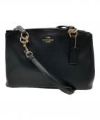 COACHコーチ）の古着「2WAYバッグ/クリスティキャリー」｜ブラック