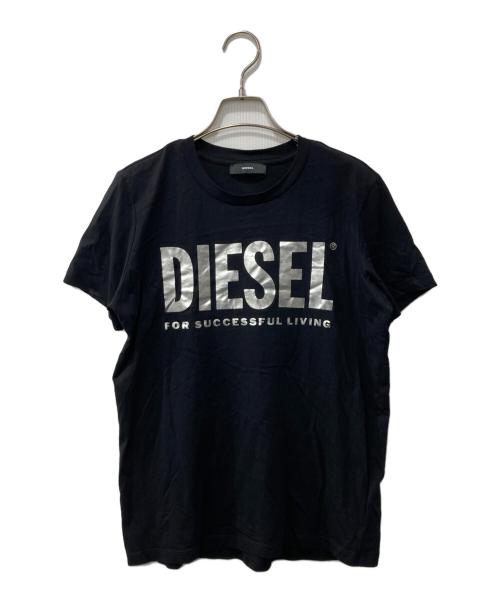 DIESEL（ディーゼル）DIESEL (ディーゼル) プリントTシャツ ブラック サイズ:Mの古着・服飾アイテム
