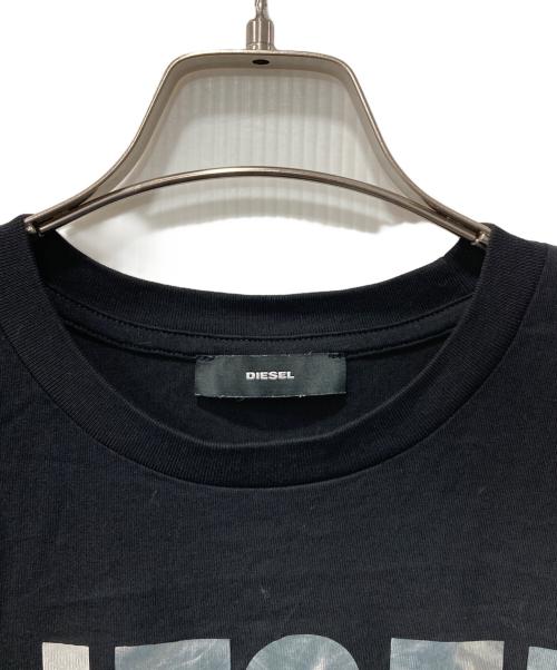 DIESEL（ディーゼル）DIESEL (ディーゼル) プリントTシャツ ブラック サイズ:Mの古着・服飾アイテム