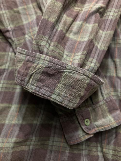 Patagonia（パタゴニア）Patagonia (パタゴニア) Organic Pima Cotton L/S Plaid Shirt グリーン サイズ:XLの古着・服飾アイテム