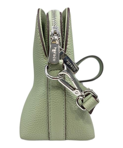 +grace（プラスグレース）+grace (プラスグレース) Nシュリンクツイストメタルショルダーバッグ グリーンの古着・服飾アイテム