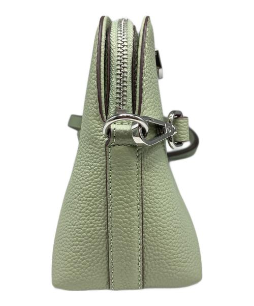 +grace（プラスグレース）+grace (プラスグレース) Nシュリンクツイストメタルショルダーバッグ グリーンの古着・服飾アイテム