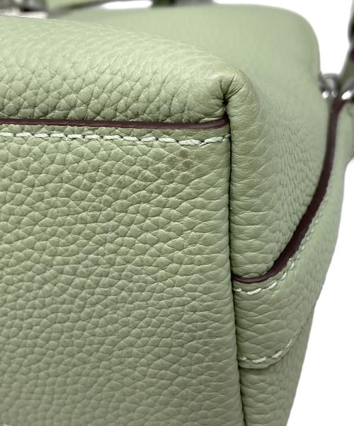 +grace（プラスグレース）+grace (プラスグレース) Nシュリンクツイストメタルショルダーバッグ グリーンの古着・服飾アイテム