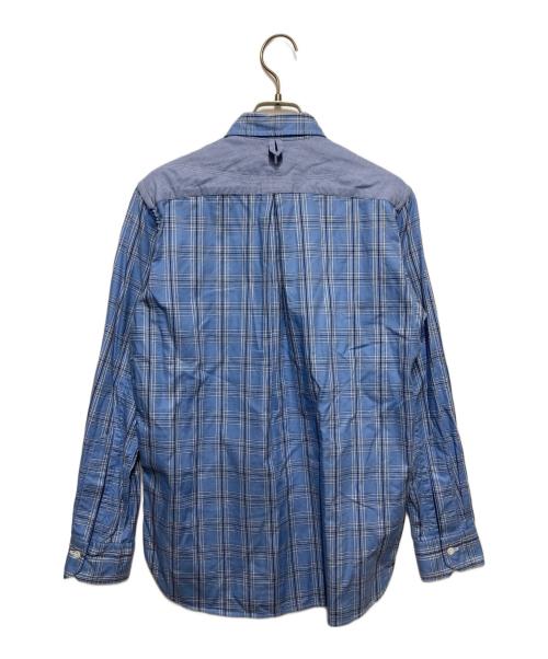 COMME des GARCONS JUNYA WATANABE MAN（コム デ ギャルソン ジュンヤ ワタナベ マン）COMME des GARCONS JUNYA WATANABE MAN (コムデギャルソンジュンヤワタナベマン) チェックシャツ スカイブルー サイズ:XSの古着・服飾アイテム
