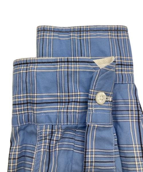 COMME des GARCONS JUNYA WATANABE MAN（コム デ ギャルソン ジュンヤ ワタナベ マン）COMME des GARCONS JUNYA WATANABE MAN (コムデギャルソンジュンヤワタナベマン) チェックシャツ スカイブルー サイズ:XSの古着・服飾アイテム