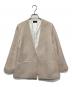 URBAN RESEARCH DOORS（アーバンリサーチドアーズ）の古着「ツイードVネックロングジャケット」｜ベージュ