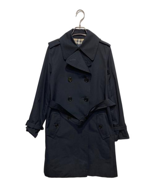 BURBERRY LONDON（バーバリーロンドン）BURBERRY LONDON (バーバリーロンドン) 裏地ノバチェックトレンチコート ブラック サイズ:40の古着・服飾アイテム
