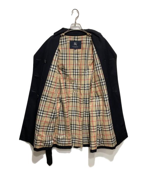 BURBERRY LONDON（バーバリーロンドン）BURBERRY LONDON (バーバリーロンドン) 裏地ノバチェックトレンチコート ブラック サイズ:40の古着・服飾アイテム