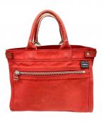 PORTER GIRLポーターガール）の古着「NAKID トートバッグ」｜レッド
