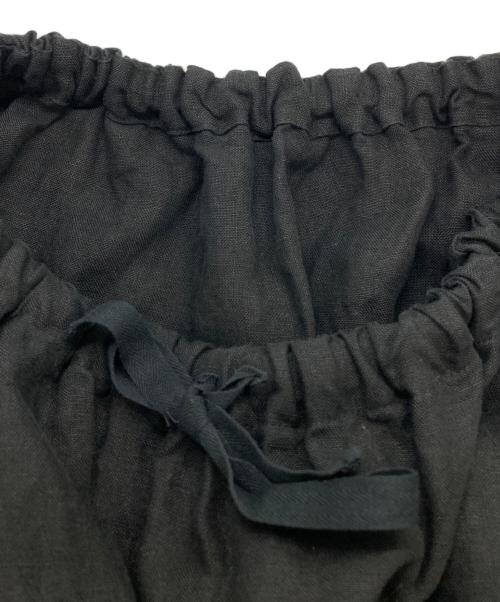 nest Robe（ネストローブ）nest Robe (ネストローブ) リネンサルエルパンツ ブラック サイズ:freeの古着・服飾アイテム