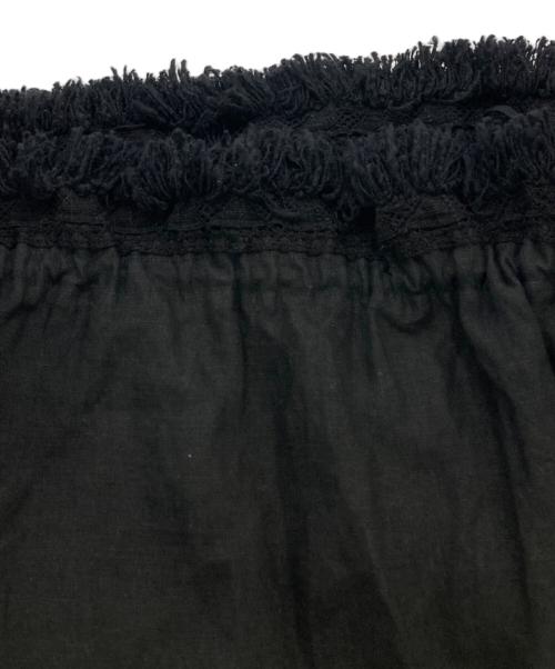nest Robe（ネストローブ）nest Robe (ネストローブ) リネンサルエルパンツ ブラック サイズ:freeの古着・服飾アイテム