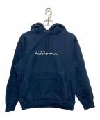 SUPREMEシュプリーム）の古着「Classic Script Hooded Sweatshirt」｜ネイビー
