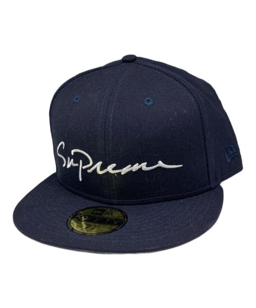 SUPREME（シュプリーム）SUPREME (シュプリーム) New Era (ニューエラ) CLASSIC SCRIPT NEW ERA ネイビーの古着・服飾アイテム