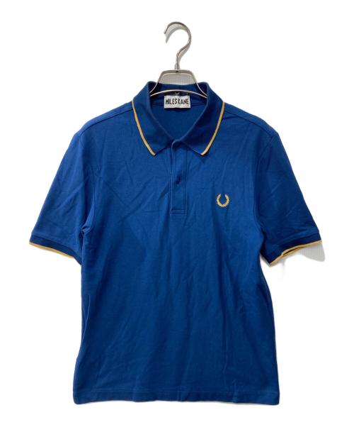 FRED PERRY（フレッドペリー）FRED PERRY (フレッドペリー) miles kane (マイルズ・ケイン) ポロシャツ ブルー サイズ:Sの古着・服飾アイテム